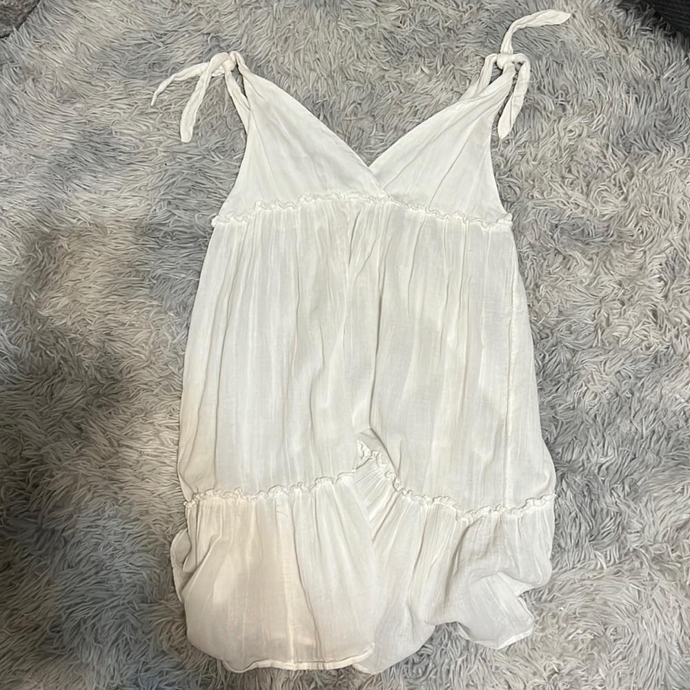 White aerie baby doll dress